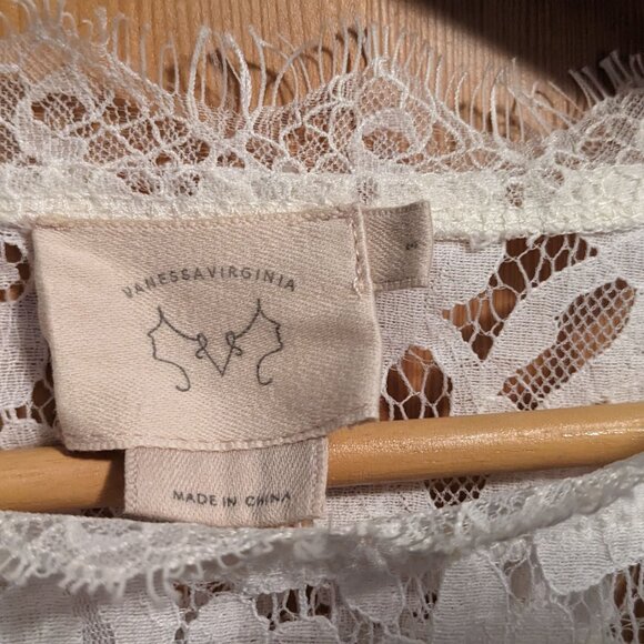 Vanessa Virginia (Anthropologie) Lace Blouse S - Picture 2 of 3